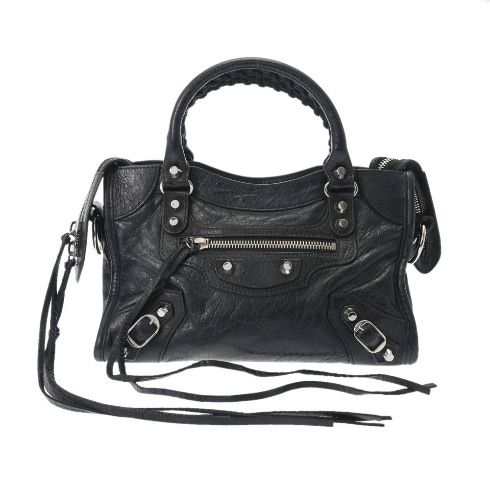 Balenciaga Black City Leather Handbag - Picture 2 of 11